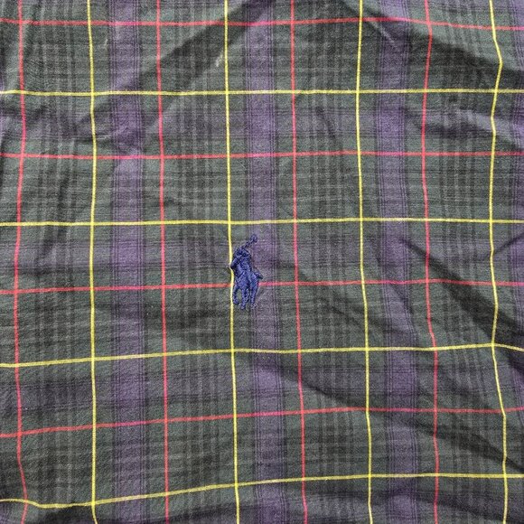 Ralph Lauren Shirt Men XL/2XL Checkered Button Down Long Sleeve‎ Blake Preppy - Picture 3 of 8